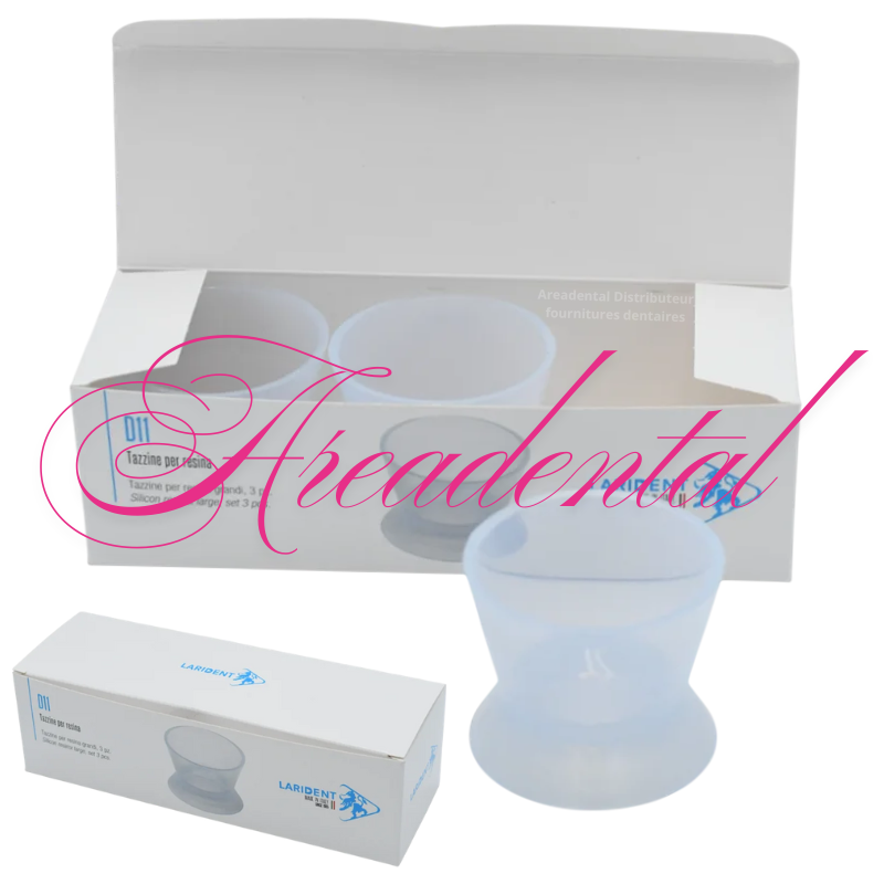 Tasses mesures a résine en silicone 3 pieces - LARIDENT