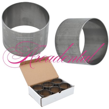 Cylindre standard en acier inoxydable grand taille 9x ø 80 mm - LARIDENT