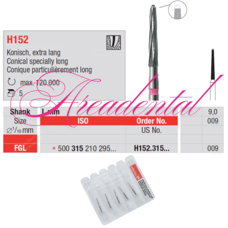Fraise endodontique FGL 5pcs - EDENTA