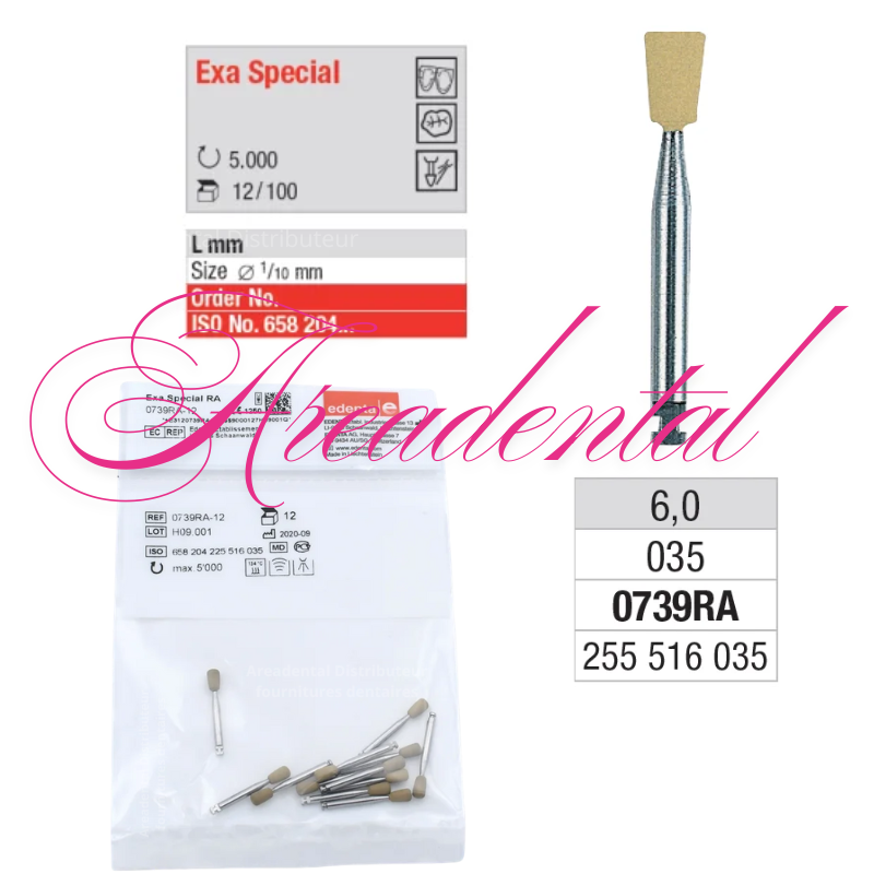 Polissoirs pour composite Exa Special 6 pcs - EDENTA