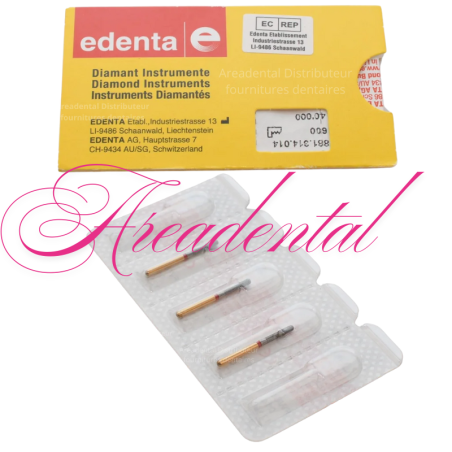 Fraise diamantés FG 3 pièces - EDENTA