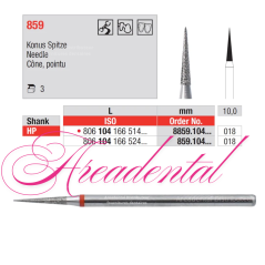 Fraise diamanté HP 859 Lot de 3 pcs - EDENTA