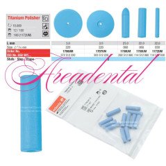Polissoir pour titane Occlupol UM 12 et 100pcs - EDENTA