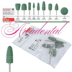 Polissoirs pour résines Exa technique 6 pcs - EDENTA