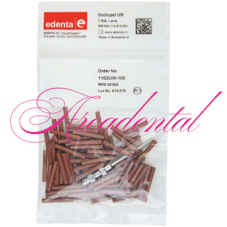 Polissage Occlupol alliages chrome-cobalt et métaux précieux 100 pcs - EDENTA