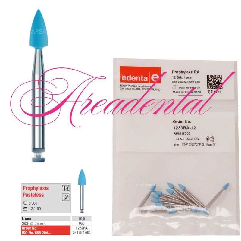 Polissage prophylactique Prophylaxe RA 12 pcs - EDENTA