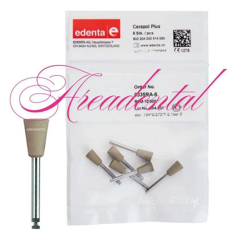 Polissoirs céramique CeraPol Plus 6 pcs - EDENTA