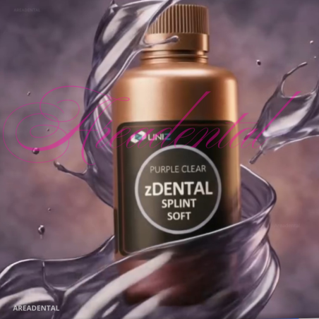Résine pour gouttières dentaires 3d zDental Splint Soft 1 kg - UNIZ