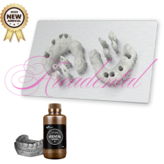 Résine impression 3d zDental Model U Stone modèles de restaurations et d'implants 1 kg - UNIZ