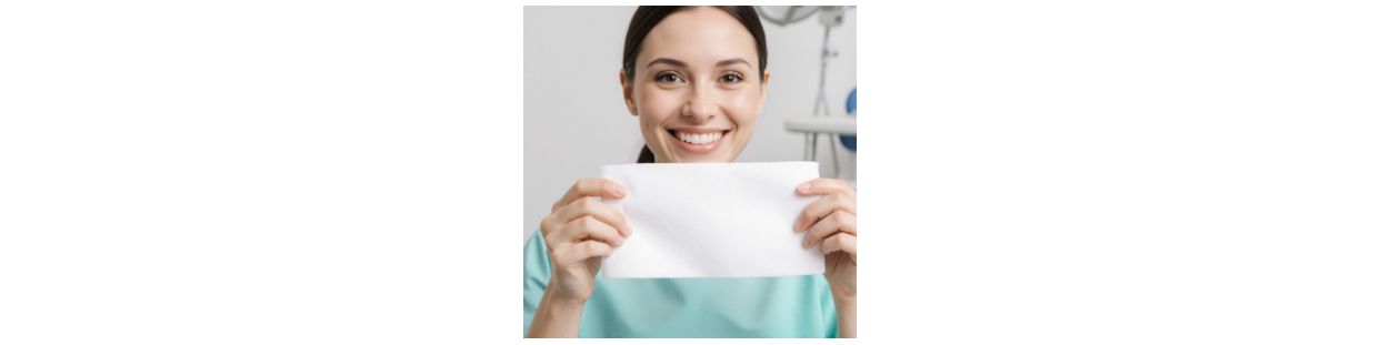 Serviettes, Bavoirs et Essuie-Tout Dentaires à Usage Unique – Hygiène et Praticité